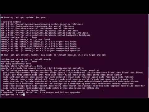 Install  ServerSide JavaScript Environment Node.js on Linux