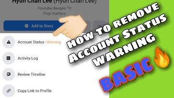 How To Remove Account Warning From FB Account || Fix Facebook Account Status Warning  || Deegee TV