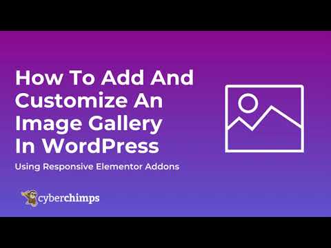 How To Add an Image Gallery Widget in WordPress Using Elementor Addons