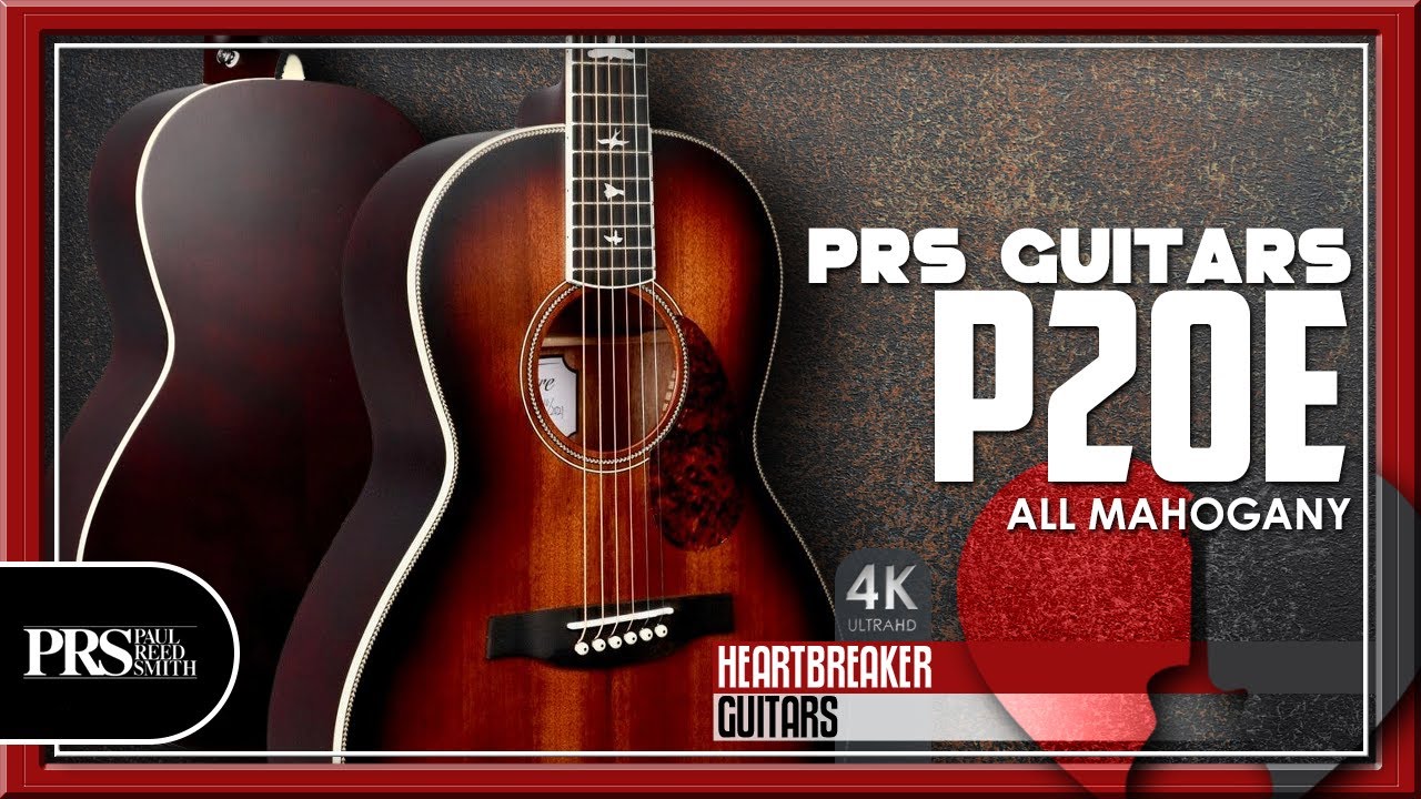 prs se p20e tobacco sunburst Acoustic Electric Guitar Parlor Its smaller size makes playing for hours fun and comfortable and allows for more convenient transport PRS Guitars - SE Parlor