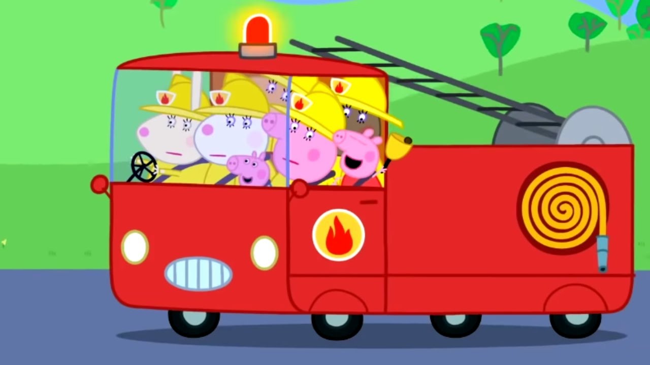 Peppa Pig and the Fire Engine 