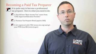 How Can I Become a Tax Preparer? Get Legal with Tax Courses from Pronto Tax Class
