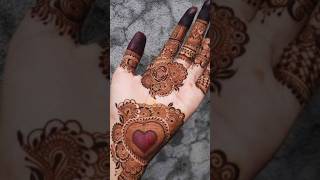 Beautiful Front Hand Mehndi Designs ?✨shorts mehndi hennadesign viral design trending