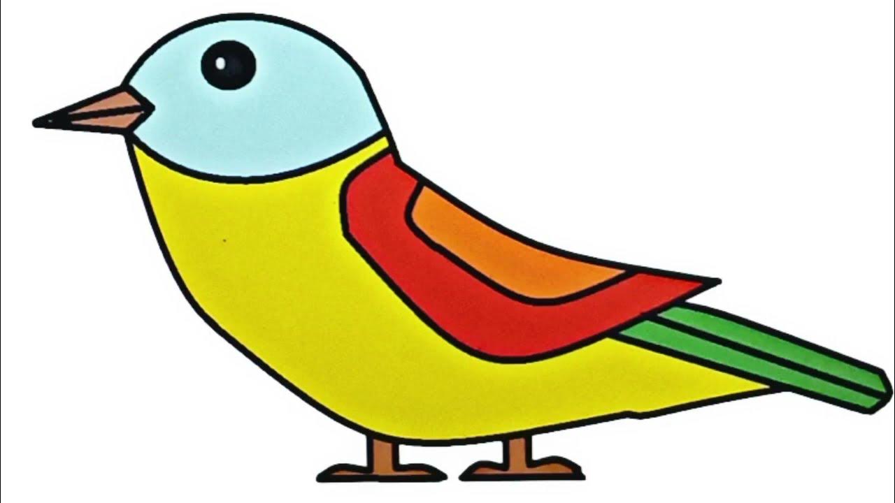 how to birds drawing chidiya ka Chitra banana sikhayen songs birds