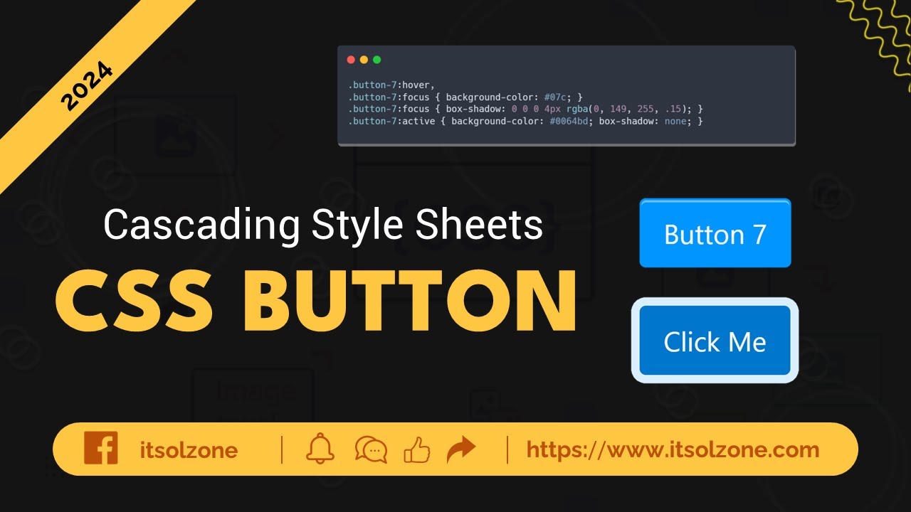 Master CSS Buttons | Button 7 | Web Development | UI Design ...