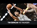 Tim Duncan Highlights: 11 PTS, 2 STL, 1 AST vs Thunder (12.03.2016)