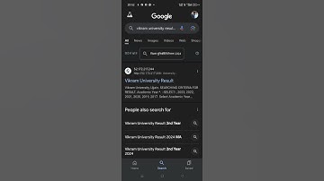 VIKRAM UNIVERSITY RESULT KAISE DOWNLOAD KRE #unversity #student