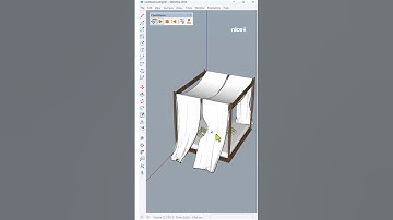 The Fastest Way to Create Cloth in SketchUp Using the ClothWorks Plugin #nicetower #sketchup #cloth
