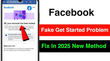facebook fake get started option your account has been locked facebook get started not showing 2025💯