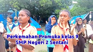 🔵 Apel Pagi Perkemahan Pramuka kelas 9 SMP Negeri 2 Sentani #pramuka #smp