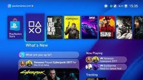 PlayStation 5 Boot Screen and User Interface Concept 2020