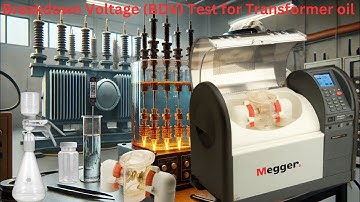 Break down voltages BDV  test of transformer oil