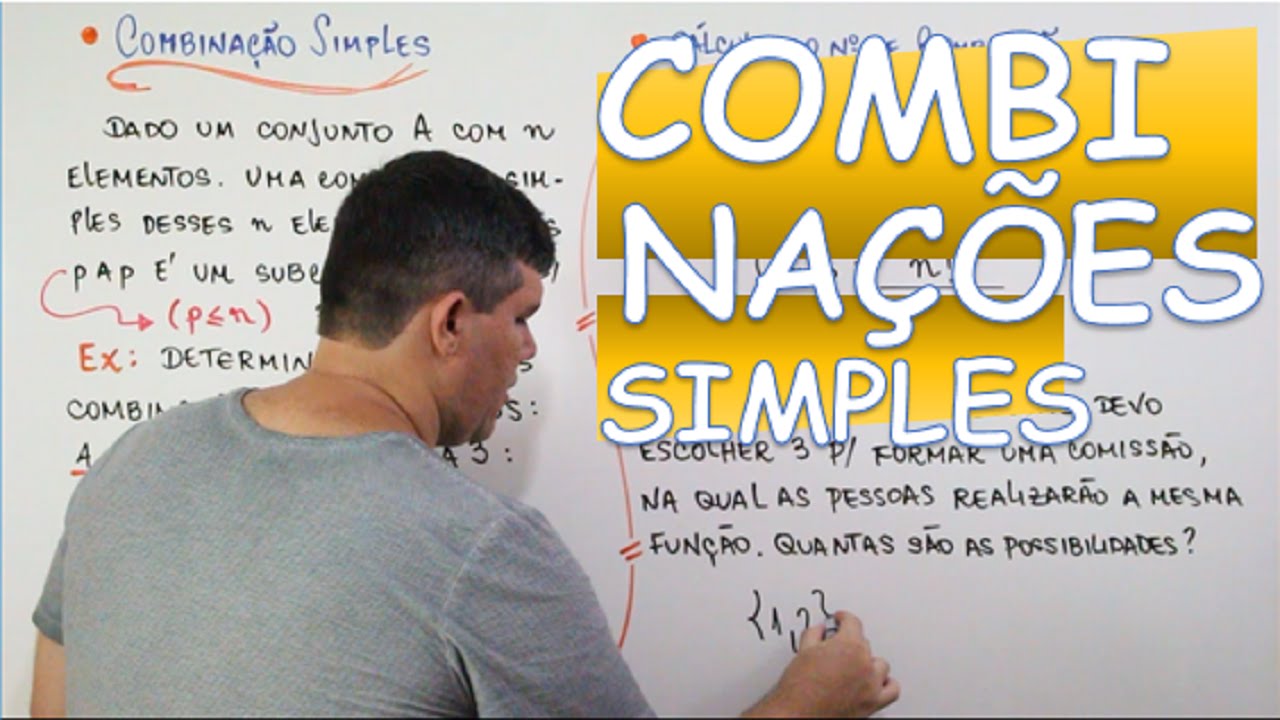 COMBINAÇÃO SIMPLES