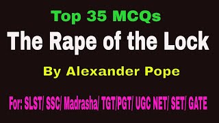 The Rape of the Lock by Alexander Pope || SLST|| Madrasha|| TGT|| PGT || UGC NET|| English Poetry screenshot 5