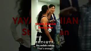 Yayan Ruhian is a very strong man.