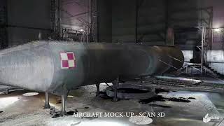 Hangar 3 Full scale fire test, 3D laser scan, NFPA409, water mist