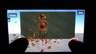 Unity3d Simple Destruction Test on Samsung Galaxy s3