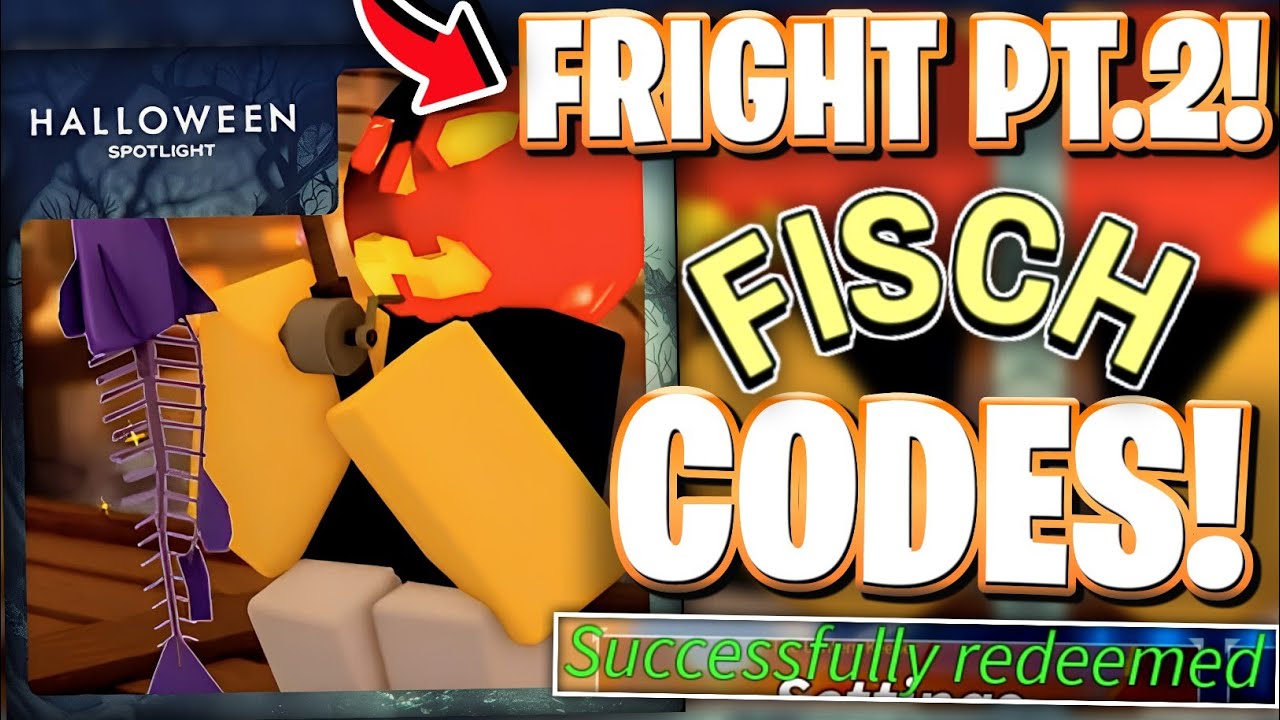 🌊[FISCH FRIGHT PT.2] Все последние коды обновления FISCH FRIGHT PART 2 для FISCH | ROBLOX FISCH C...