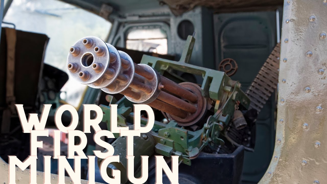world first minigun 2 YouTube