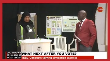 IEBC conducts tallying simulation exercise