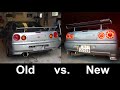 Nissan Skyline R34 GT-T Exhaust Setup Comparison (&quot;Stock&quot; vs. Kakimoto/Tomei/Apexi)