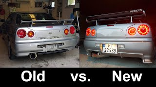 Nissan Skyline R34 GT-T Exhaust Setup Comparison (
