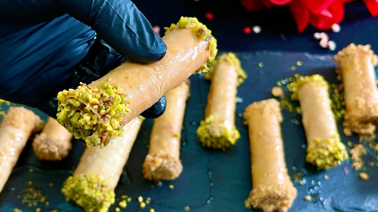 سيقار البقلاوة بريسيج فالواعر 💥من وصفات الورشات افضل معسلات بعجينة السحرية 💥اسرار معسلات جزائرية