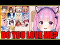 Aqua Ask Hololive Members, "Do You Love Me?"【Hololive | Eng Sub】