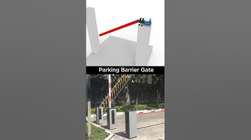 Parking Barrier Gate #mechanic #engineering #mechanism
