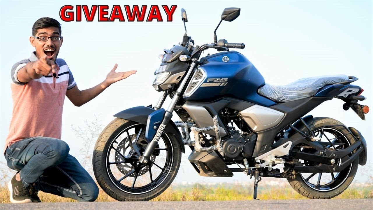 Giving Yamaha FZ-S Bike to Our Subscribers Worth 1.34 Lac - YouTube