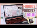 ✨ Cómo PERSONALIZAR TU PC AESTHETIC 2024 💻 Organiza tu laptop con widgets 💕