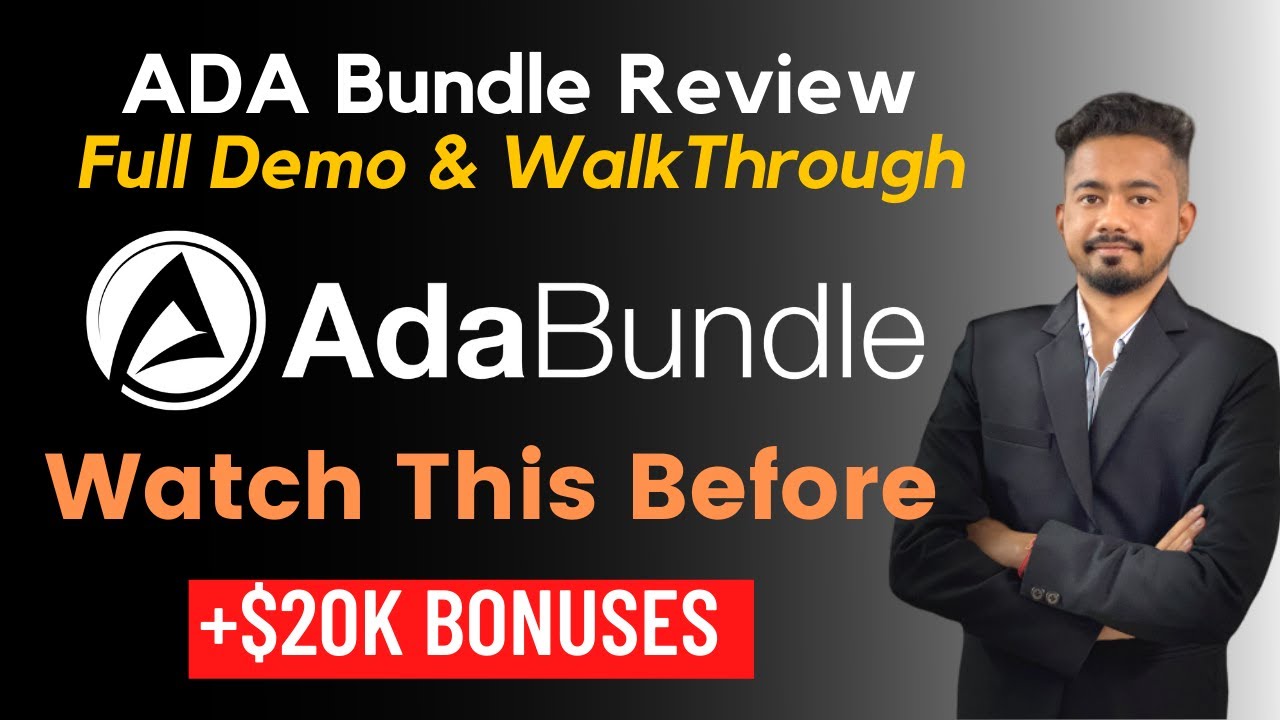 ADA Bundle Review & Demo  🛑 | 🧐  Is Really ADA Bundle is Worth it ? Watch This Review
