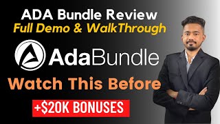 ADA Bundle Review & Demo  🛑 | 🧐  Is Really ADA Bundle is Worth it ? Watch This Review