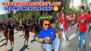 Mama muda Request lagu gerimis mengundang!! karnaval sound system Sidomulyo garahan