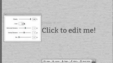 Breezi Tutorials - Create a Letter Press Effect on Text Elements (Part 1)