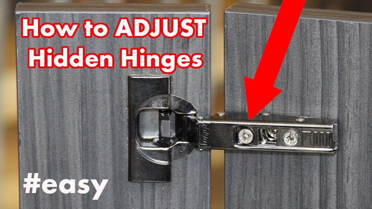 Adjust Kitchen Cabinet Hinges Diy