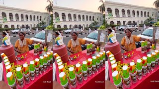 Hardworking Lady Selling Masala Soda Shikanji in Lucknow 😍