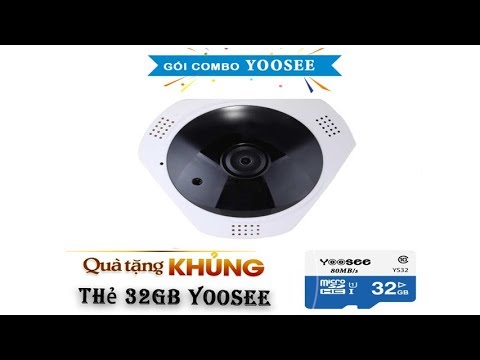Video Camera WIFI Giám Sát Mini Ốp Trần Tường VR360 Và Hướng... - youtube