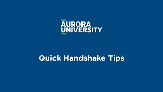 Quick Handshake Tips