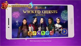 Anuncio de televisión de DisneyNOW, 'Descendants 3: Wicked Quests Match-3' | Descendientes 3 screenshot 5