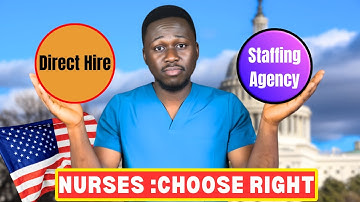Direct Hire vs Agency for Nurses Moving to the USA 🇺🇸 | Key Differences, Pros & Cons Explained
