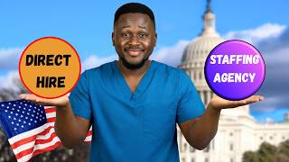Direct Hire vs Agency for Nurses Moving to the USA 🇺🇸 | Key Differences, Pros & Cons Explained