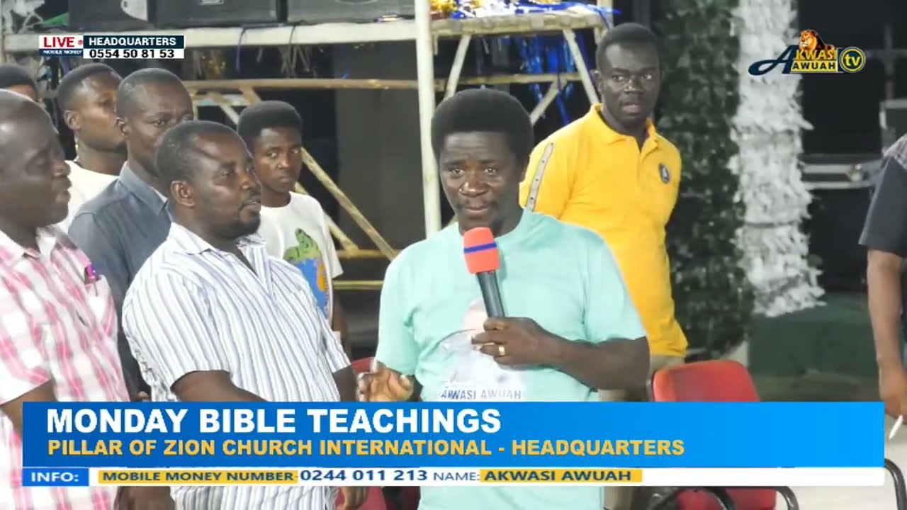 MONDAY BIBLE TEACHINGS @HEADQUARTERS ON 7TH NOV. 2022 BY EVANG. AKWASI AWUAH(2022 OFFICIAL VIDEO)