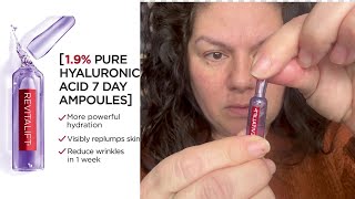 LOreal Paris Revitalift Derm Intensives Hyaluronic Acid Serum Ampoules 7 Day Boost Review beauty