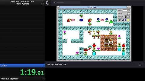 Zeek the Geek: Part 1 (Any% w/skips) - 2:05.54