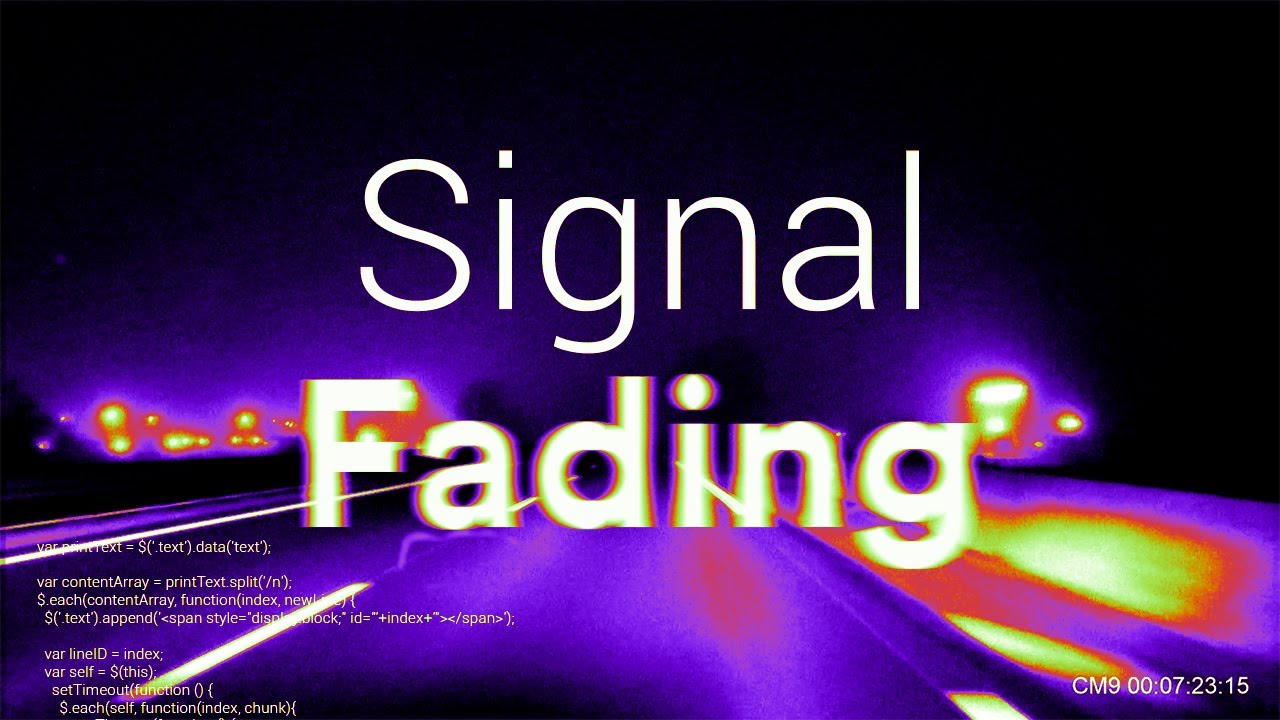 Signal Fading - ETMZ (Music Video)