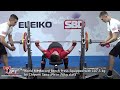 World M4 Record Bench Press Equipped with 107.5 kg by Chiyomi Sawa JPN in 76kg class