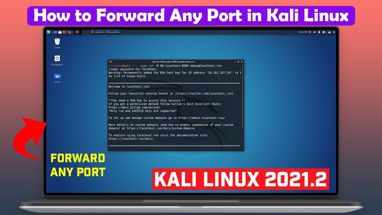 How To Forward Any Port In Kali Linux Without Router Access Kali