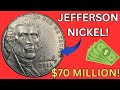 RARE Jefferson Nickels Worth MILLIONS Still in Circulation   These Dates Will Make You Rich!