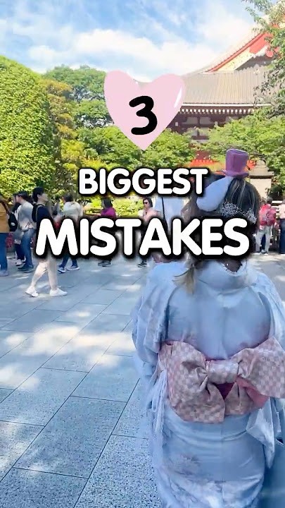 3 MISTAKES! Kimono Rental in Japan!🎌👘